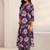 women floral printed regular thread work kurta with trousers & with dupatta