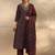 women floral printed regular kurta with trousers & with dupatta