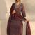 women floral printed regular kurta with trousers & with dupatta