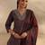 women floral printed regular kurta with trousers & with dupatta