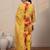 women floral printed regular kurta with trousers & with dupatta