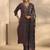 women ethnic motifs printed regular kurta with trousers & with dupatta