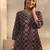 women ethnic motifs printed regular kurta with trousers & with dupatta