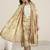 women floral printed regular chikankari kurta with trousers & with dupatta