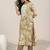 women floral printed regular chikankari kurta with trousers & with dupatta