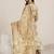 women floral printed regular chikankari kurta with trousers & with dupatta