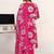 women floral printed regular kurta with trousers & with dupatta