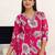 women floral printed regular kurta with trousers & with dupatta