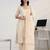 women floral regular thread work kurta with trousers & with dupatta