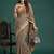 Yellow  cotton saree with blouse piece