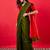 Green colourblocked zari mysore silk saree
