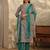 women ethnic motifs printed regular kurta with trousers & with dupatta