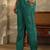 women ethnic motifs printed regular kurta with trousers & with dupatta