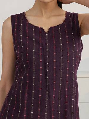women ethnic motifs printed regular kurta with palazzos & with dupatta 2