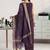 women ethnic motifs printed regular kurta with palazzos & with dupatta