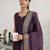 women ethnic motifs printed regular kurta with palazzos & with dupatta