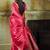 Magenta silk blend designer banarasi saree
