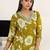 women floral printed regular kurta with trousers & with dupatta