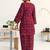 women printed regular kurta with palazzos