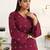 women printed regular kurta with palazzos