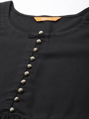 women ethnic motifs printed empire kurta with trousers & with dupatta 3