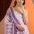 women ethnic motifs printed regular kurta with trousers & with dupatta