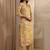 women ethnic motifs printed regular thread work kurta with trousers & with dupatta