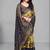 Multicolor ethnic motifs brasso saree