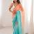 Multicolor embellished sequinned  chiffon heavy work saree