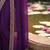 Purple embellished zari  georgette designer saree