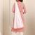 floral printed v-neck straight kurta with trousers & dupatta