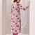 floral printed v-neck straight kurta with trousers