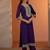 women ethnic motifs embroidered kurta with trousers