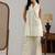 geometric printed straight kurta with trousers