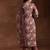 women floral printed regular kurta with trousers & with dupatta