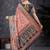 Pink ethnic motifs woven design zari banarasi saree with blouse