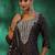 women floral printed regular thread work kurta with trousers & with dupatta