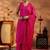 women regular thread work kurta with trousers & with dupatta