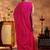women regular thread work kurta with trousers & with dupatta