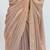 Peach embellished beads and stones tissue designer saree