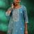 women ethnic motifs regular thread work kurta with trousers & with dupatta