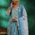 women ethnic motifs regular thread work kurta with trousers & with dupatta