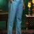 women ethnic motifs regular thread work kurta with trousers & with dupatta