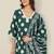 women printed regular kurta with trousers & with dupatta