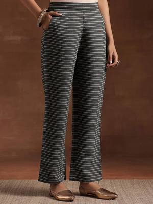women ethnic motifs printed empire thread work kurta with trousers & with dupatta 7