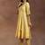 women ethnic motifs printed empire kurta with trousers & with dupatta