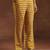 women floral printed empire thread work kurta with trousers & with dupatta