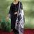 women regular thread work kurta with trousers & with dupatta