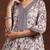 women floral printed regular kurti with dhoti pants