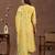 women floral embroidered regular thread work kurta with trousers & with dupatta